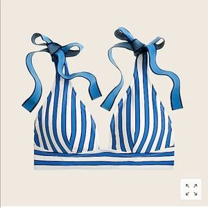 J. Crew Cabana Stripe Swim Top